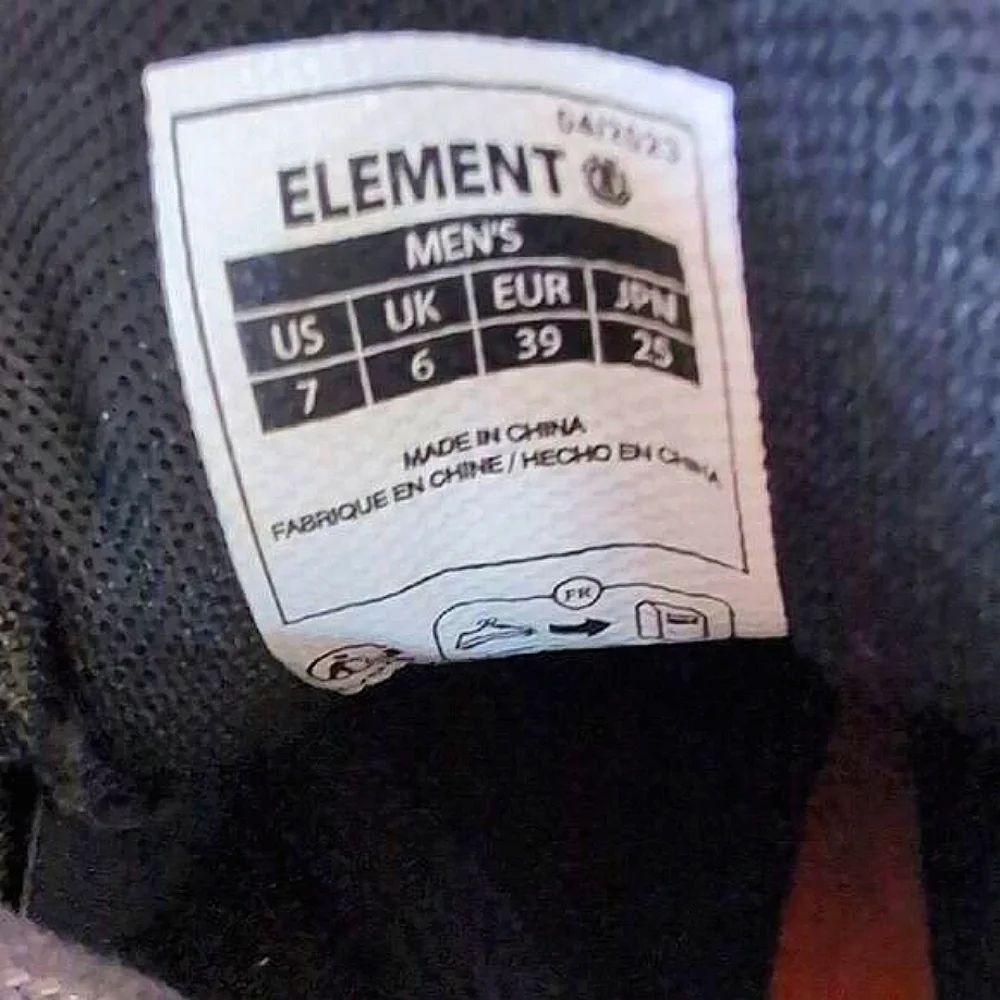 Element Unisex Brown Sneakers Skate Style Size 7 - Picture 8 of 11